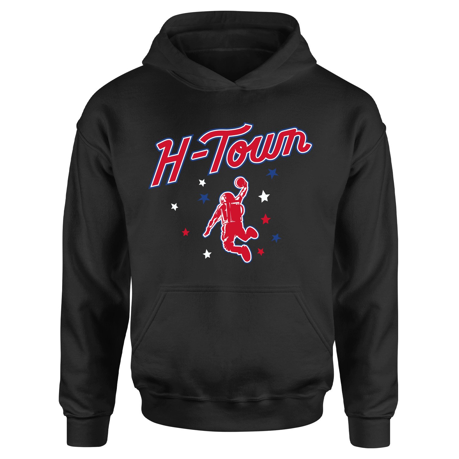 H-TOWN Rockets Hoodie XXL - Siyah