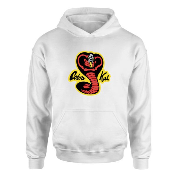 Cobra Kai Hoodie M - Beyaz