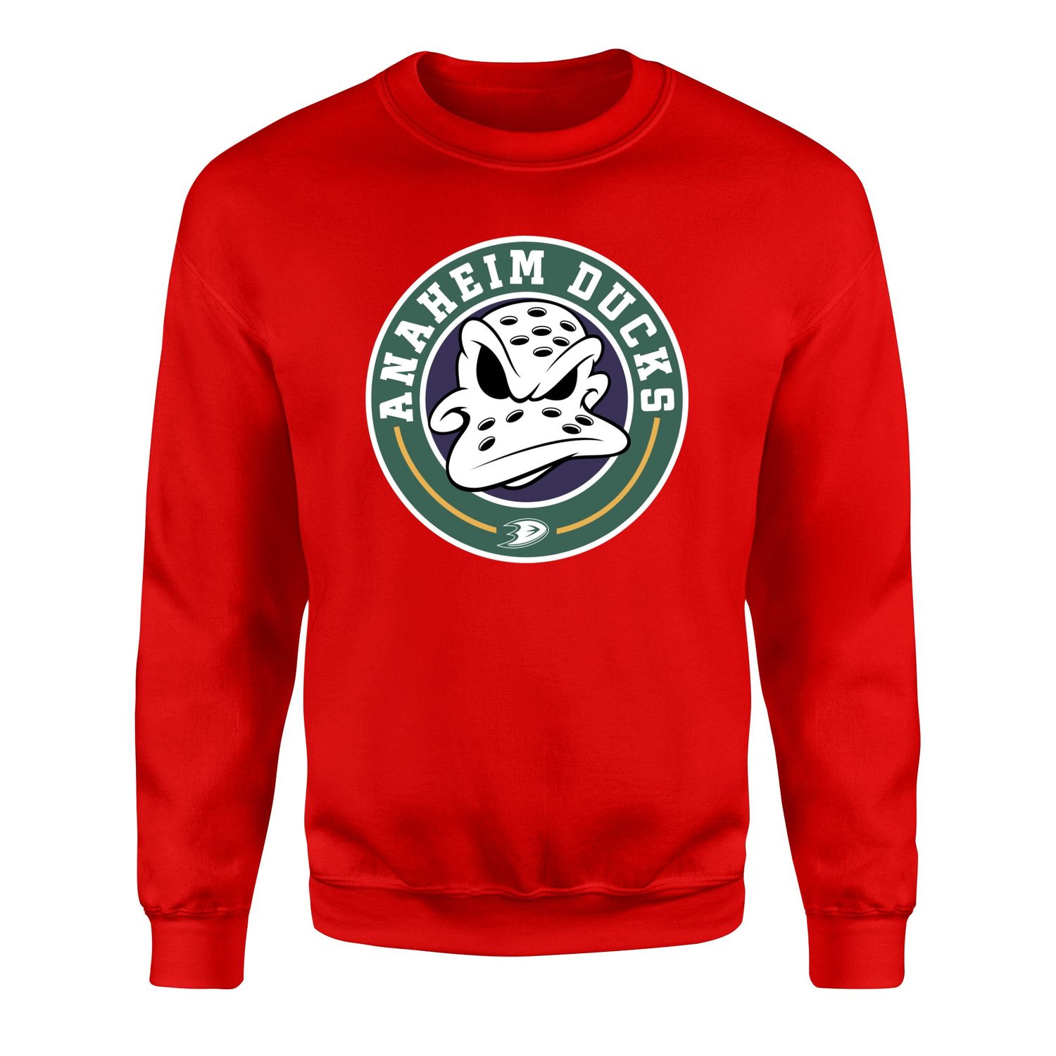 Anaheim Ducks Vintage Sweatshirt M - Kırmızı