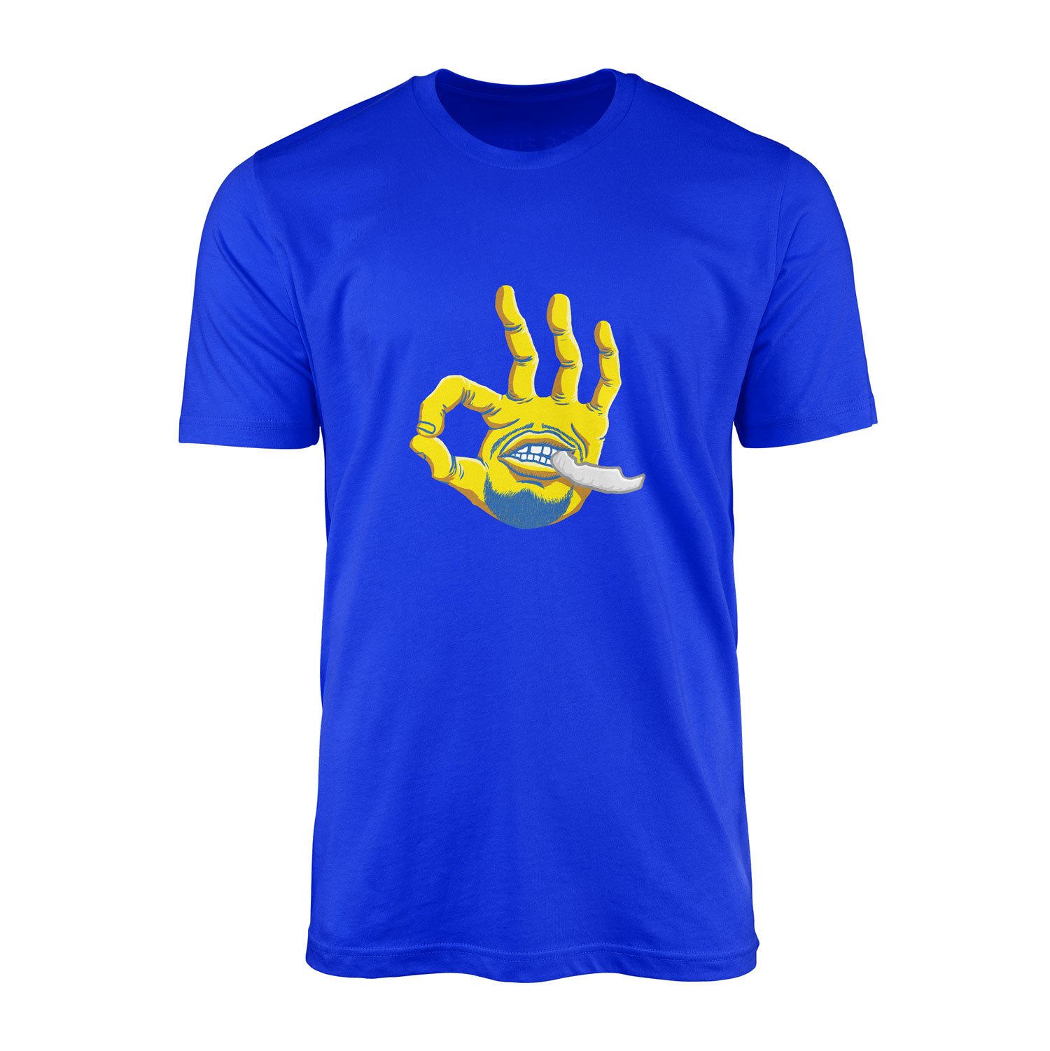 Stephen Curry Hand Tişört L - Mavi