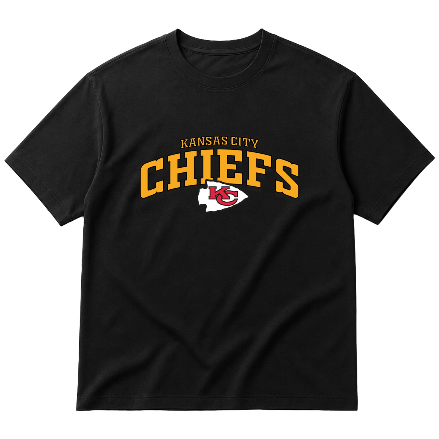 Kansas City Chiefs Arch Oversize Tişört L - Siyah