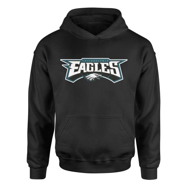 Philadelphia Eagles WL Hoodie XL - Siyah