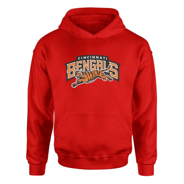 Cincinnati Bengals Hoodie M - Kırmızı