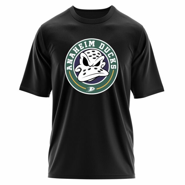 Anaheim Ducks Vintage Oversize Tişört L - Siyah