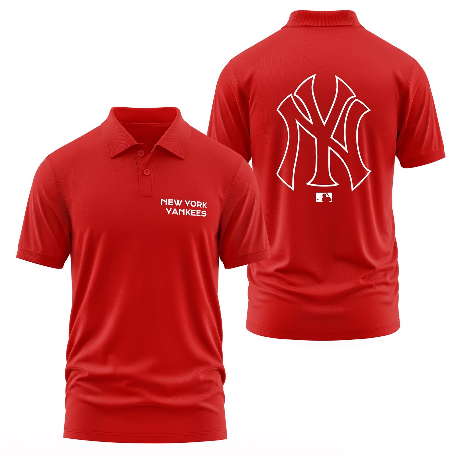 NY YANKEES MLB Edition Polo Tişört XL - Kırmızı