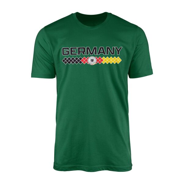 Almanya Retro III Tişört S - Nefti Yeşili