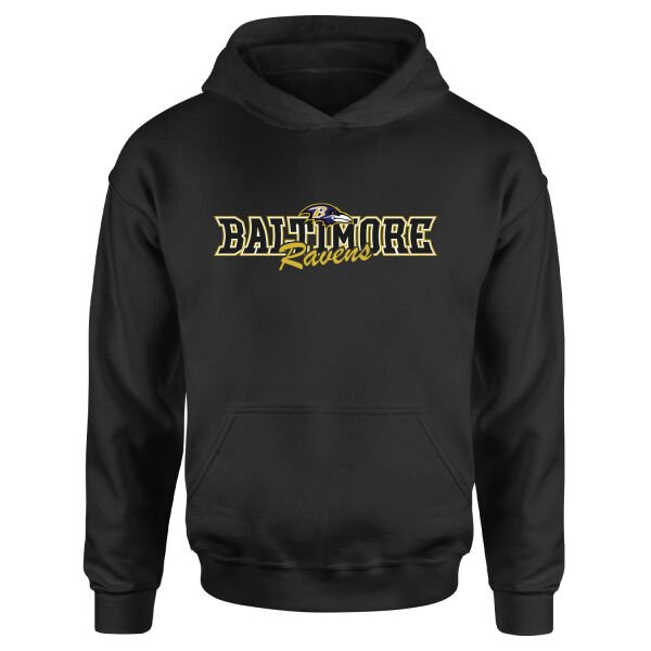 Baltimore Ravens BR Hoodie M - Siyah