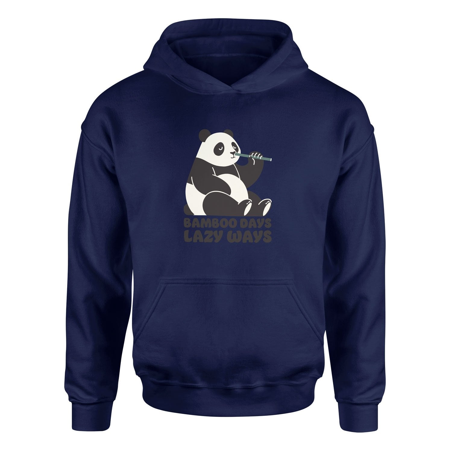 Bamboo Days Lazy Ways Hoodie XL - İndigo Mavisi