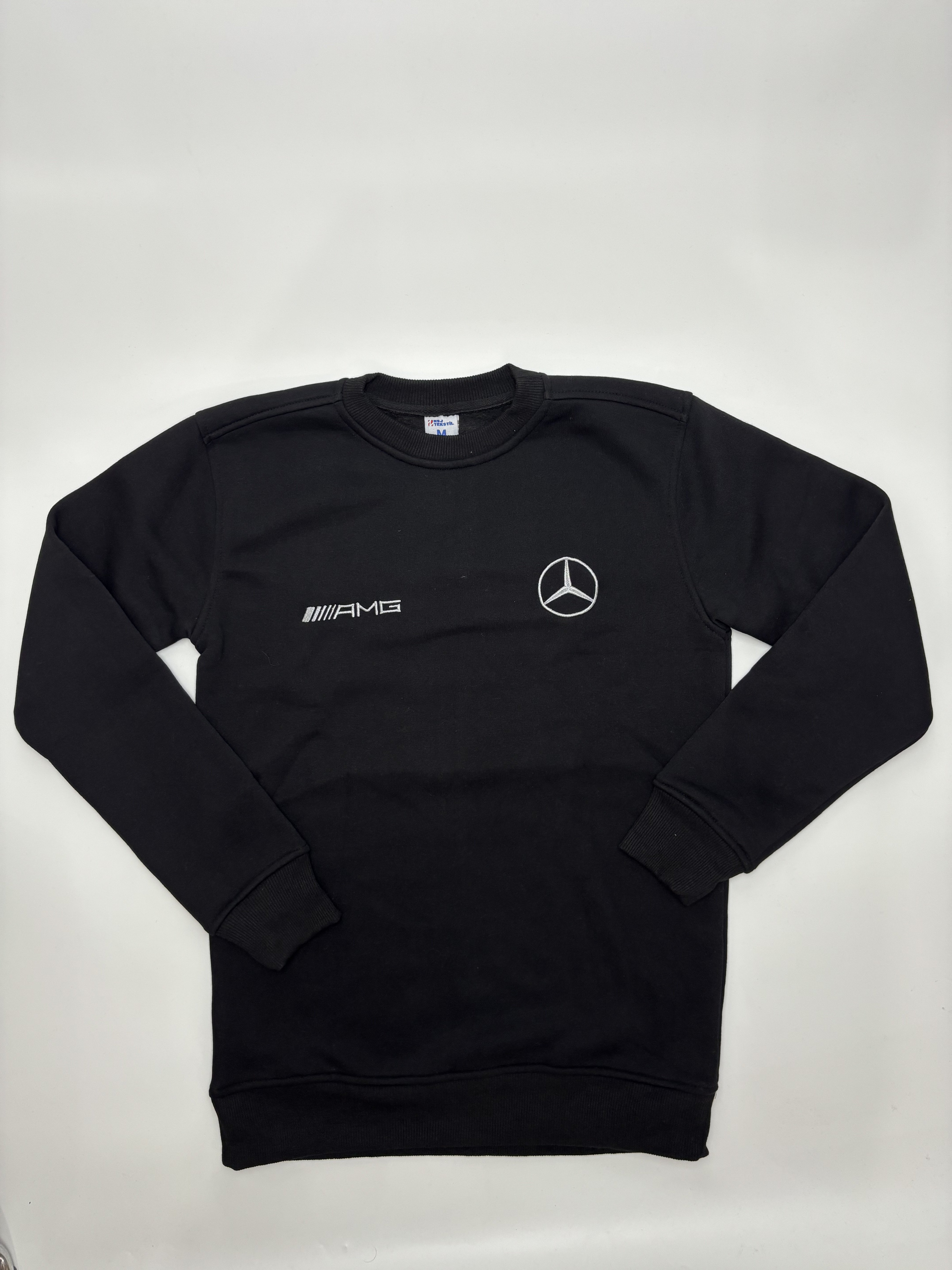 Merc AMG Servis Siyah Sweatshirt