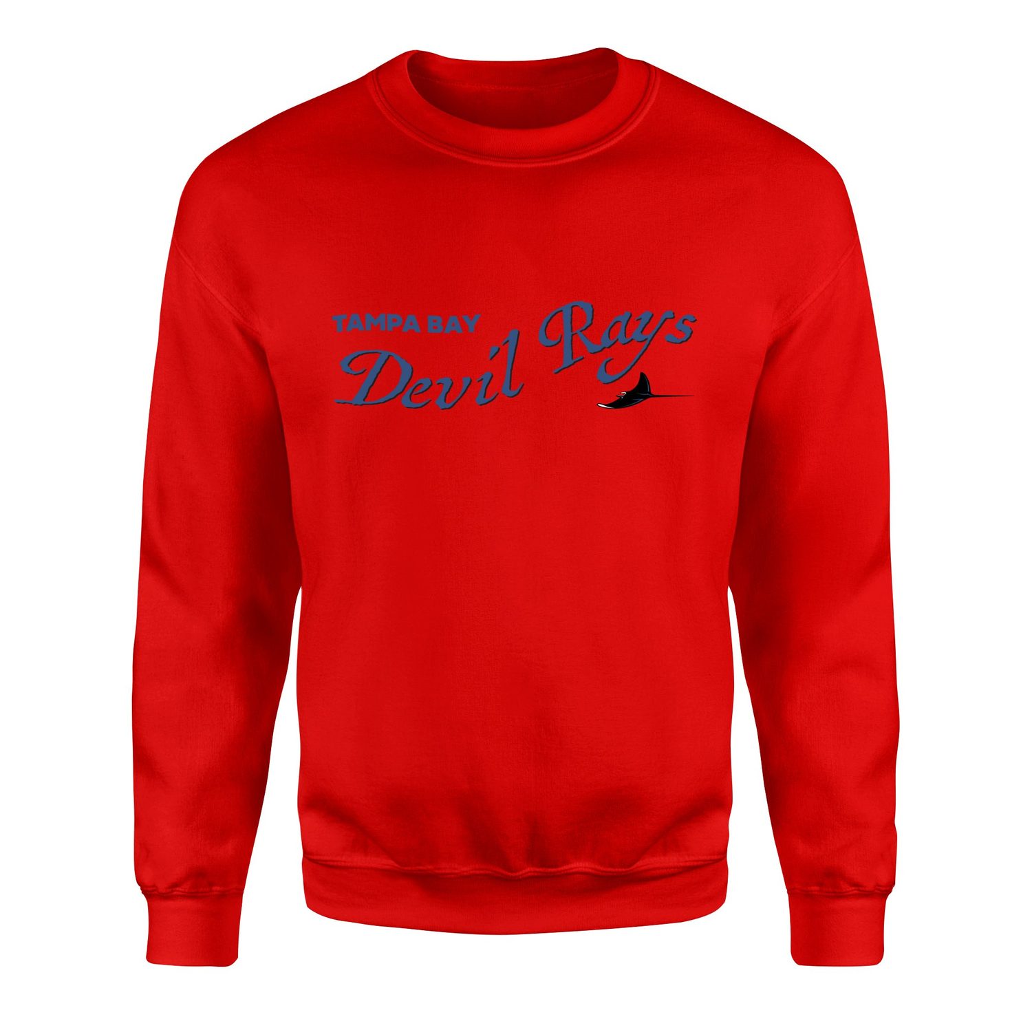 Tampa Bay Devil Rays Retro Sweatshirt XXL - Kırmızı