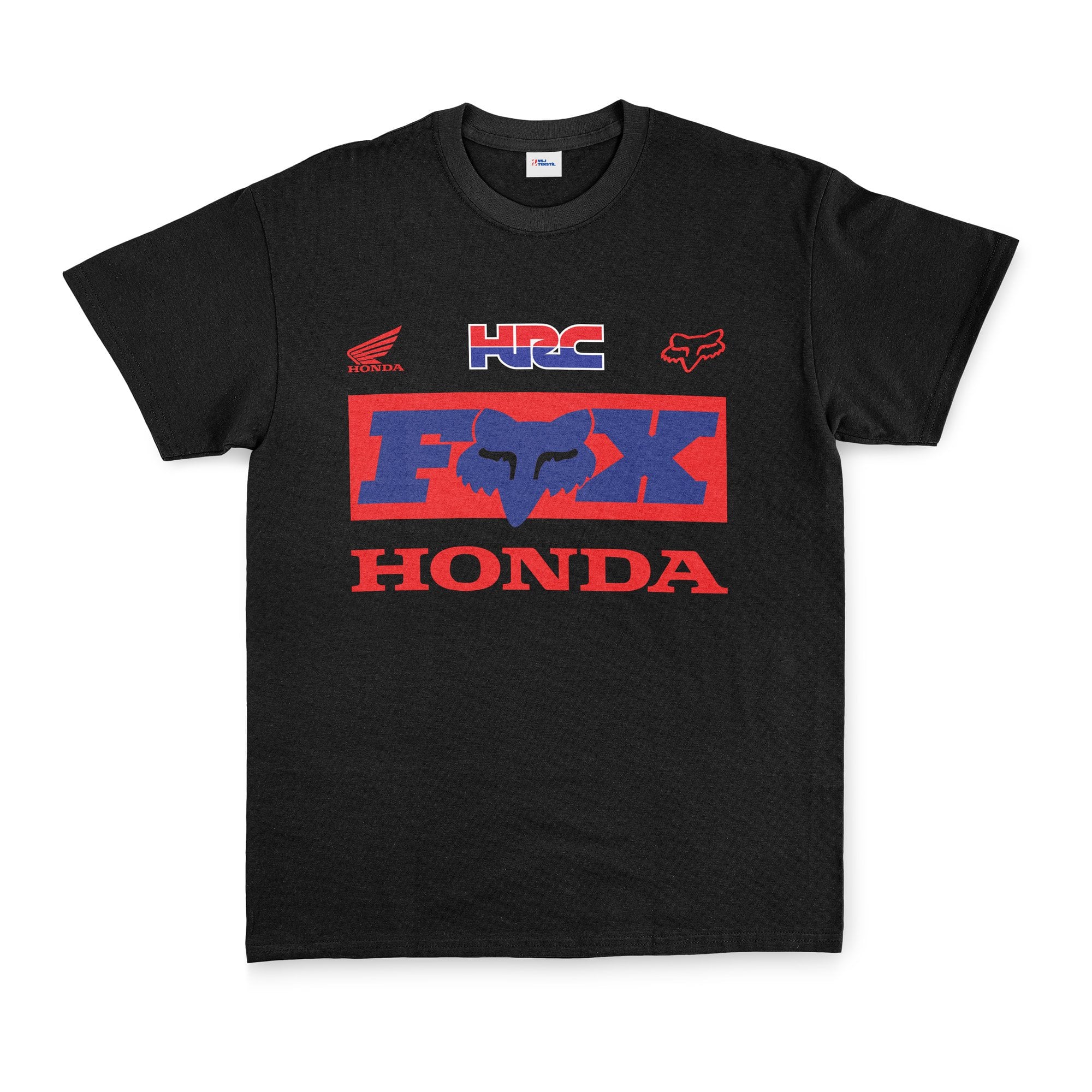 HONDA Racing x Fox Tişört M - Siyah