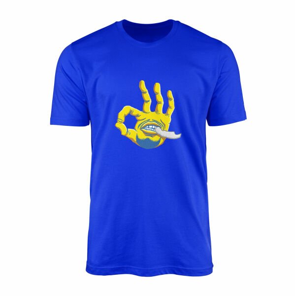 Stephen Curry Hand Tişört M - Mavi