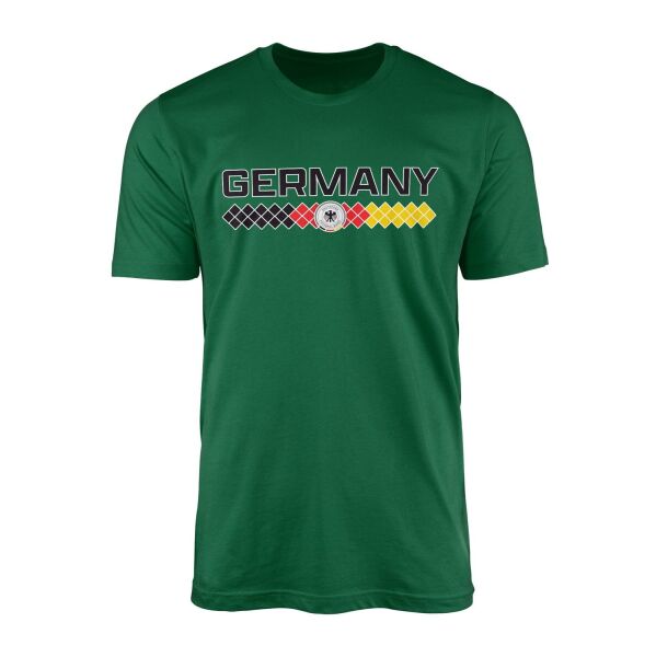 Almanya Retro III Tişört M - Nefti Yeşili