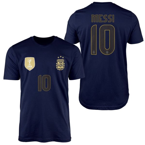 Lionel Messi | Arjantin Copa America 2024 Forma Tişört L - İndigo Mavisi