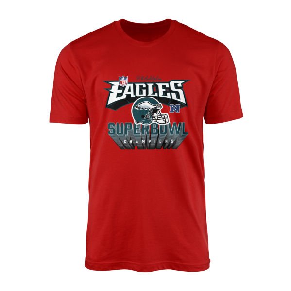 Philadelphia Eagles SB Champions Tişört L - Kırmızı