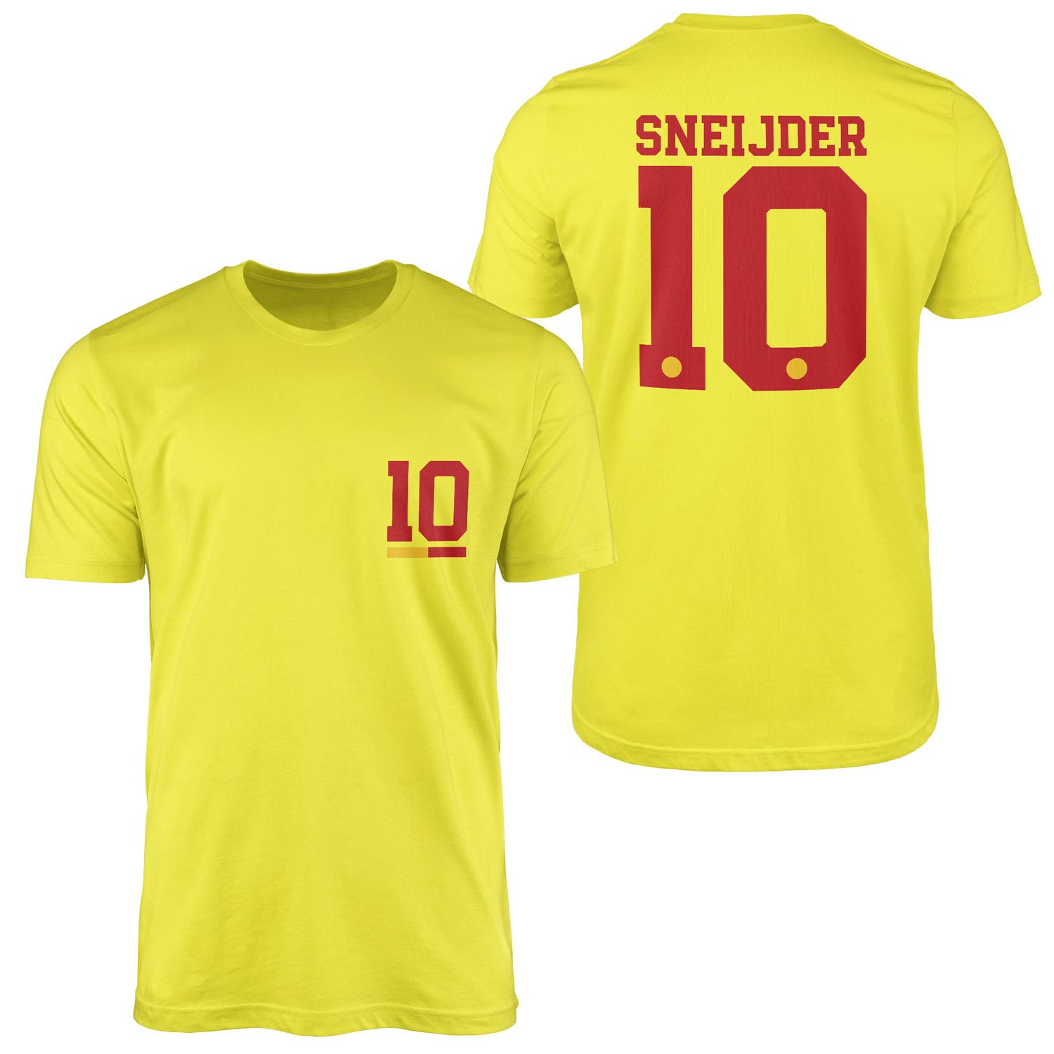 Wesley Sneijder Forma Tişört XL - Sarı