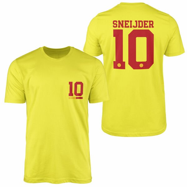 Wesley Sneijder Forma Tişört XL - Sarı