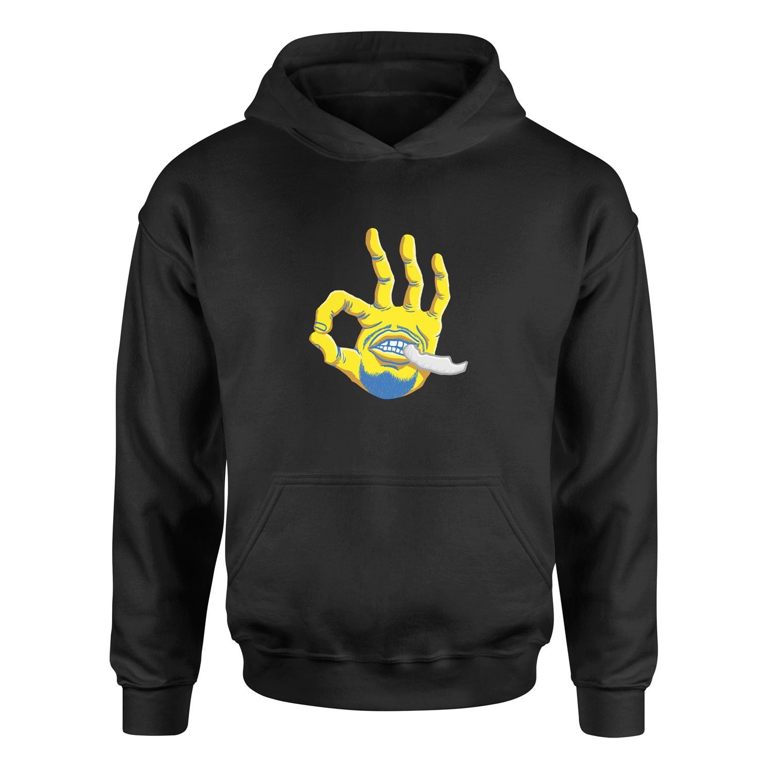 Stephen Curry Hand Hoodie M - Siyah