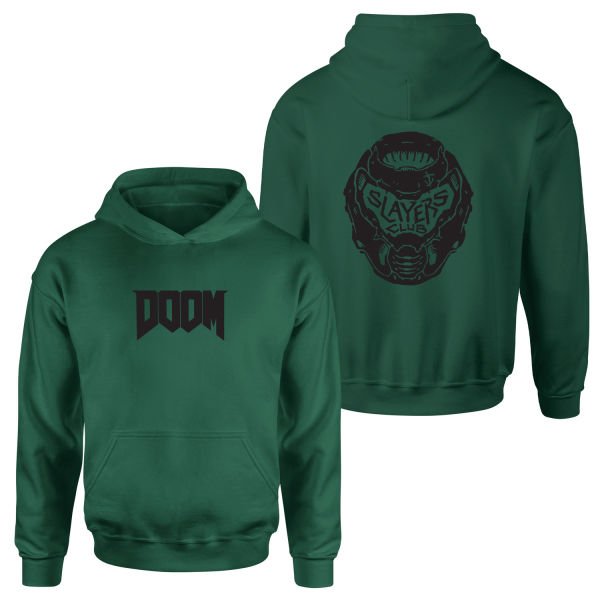 DOOM SLAYER Hoodie M - Nefti Yeşili