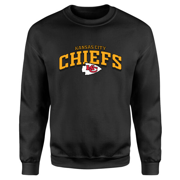 Kansas City Chiefs Arch Sweatshirt S - Siyah
