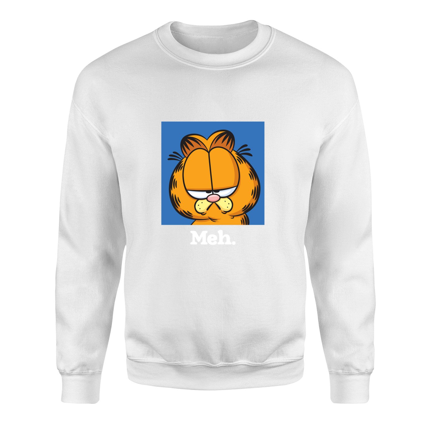 Garfield | meh. Sweatshirt L - Beyaz