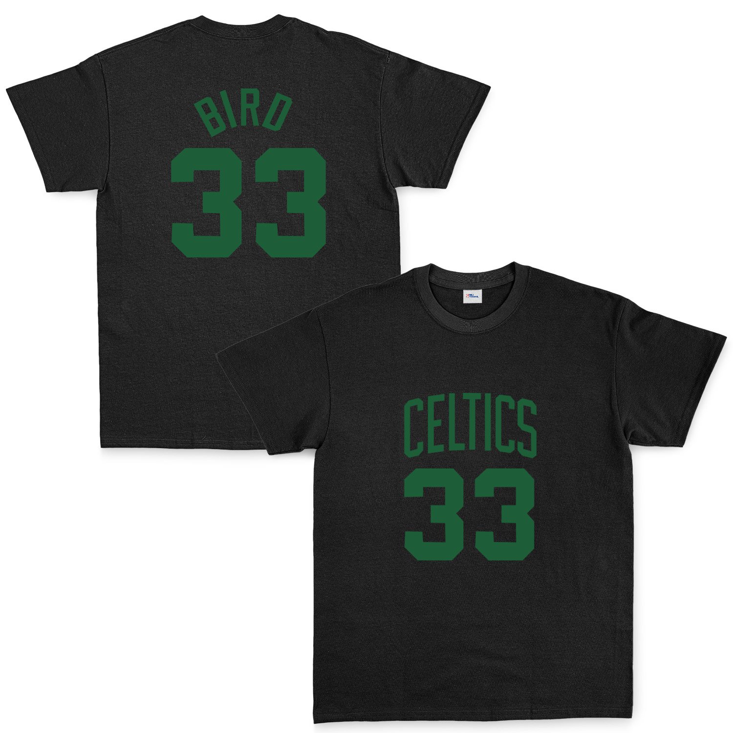 Larry Bird 33 Boston Forma Tişört XL - Siyah