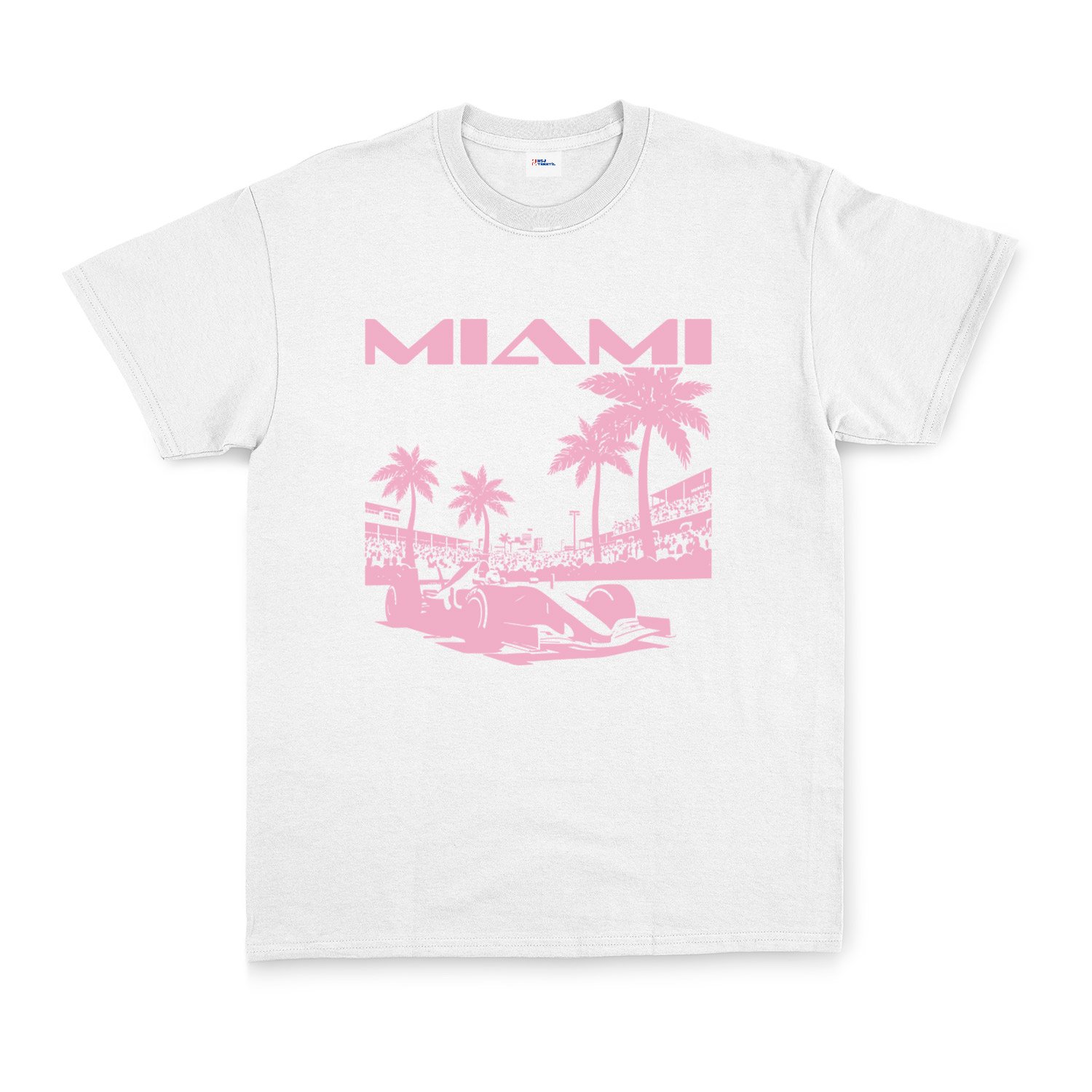 Miami Track Tişört S - Beyaz