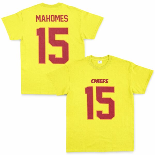 Patrick Mahomes Kansas City Chiefs Forma Tişört M - Sarı