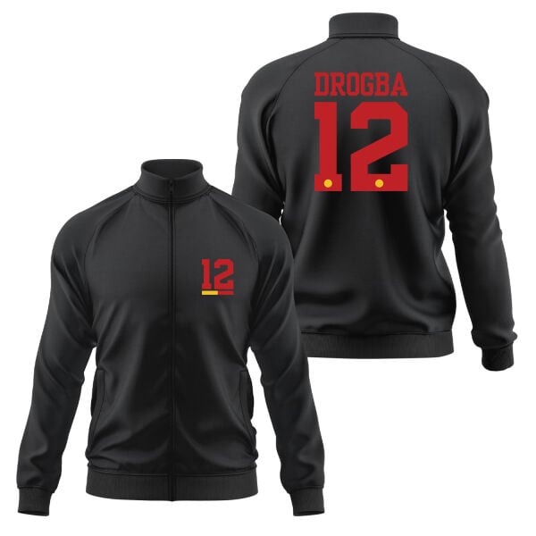 Didier Drogba Forma Fermuarlı Sweatshirt