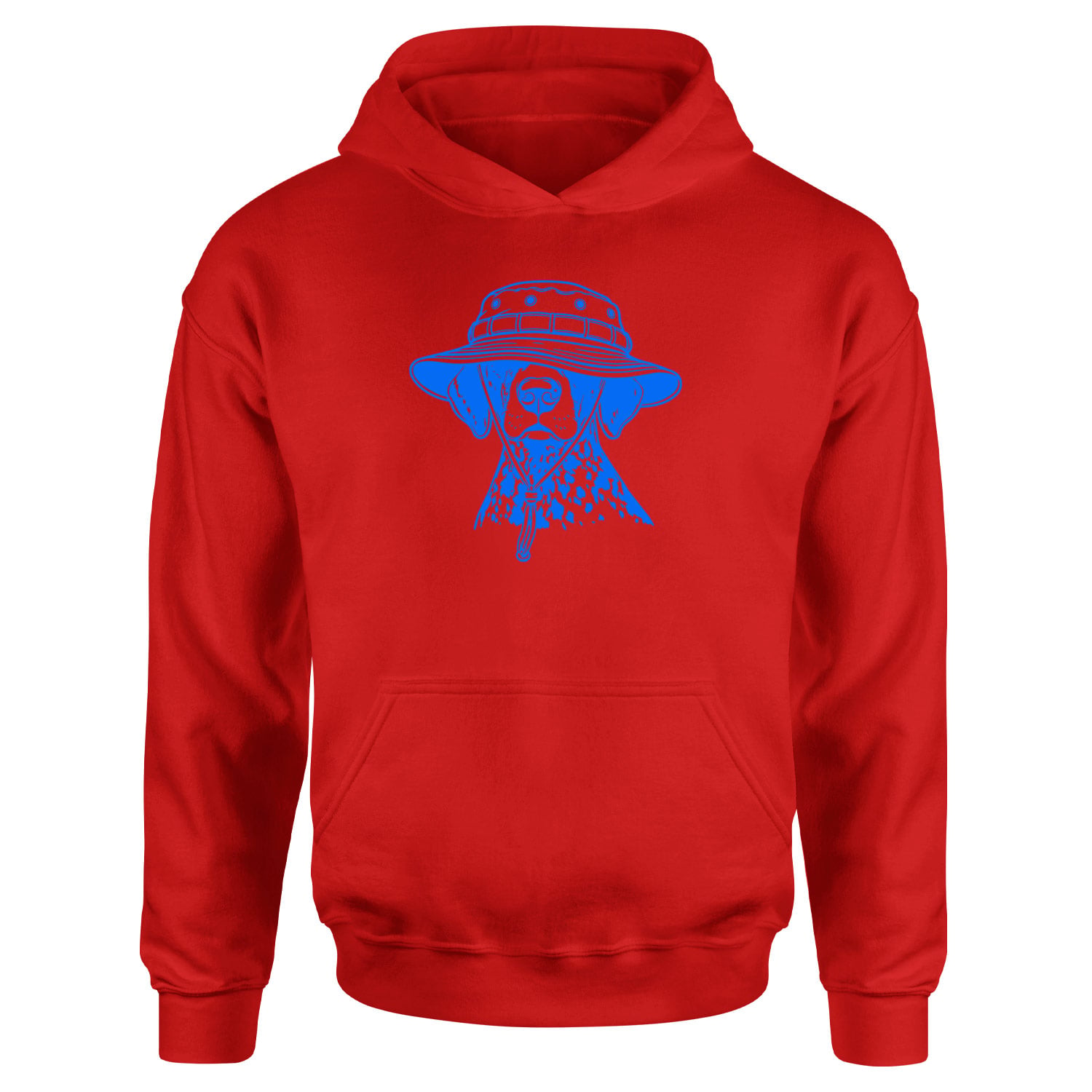 Şapkalı Dalmaçyalı Hoodie M - Kırmızı