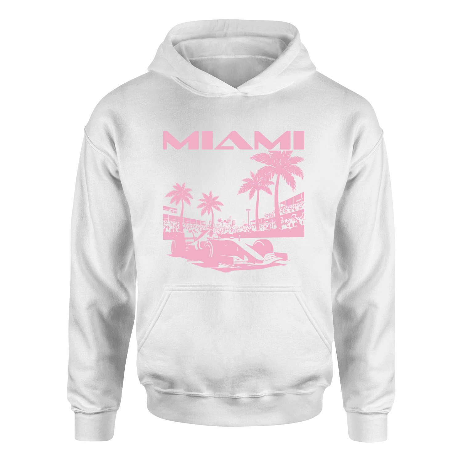 Miami Track Hoodie XL - Beyaz