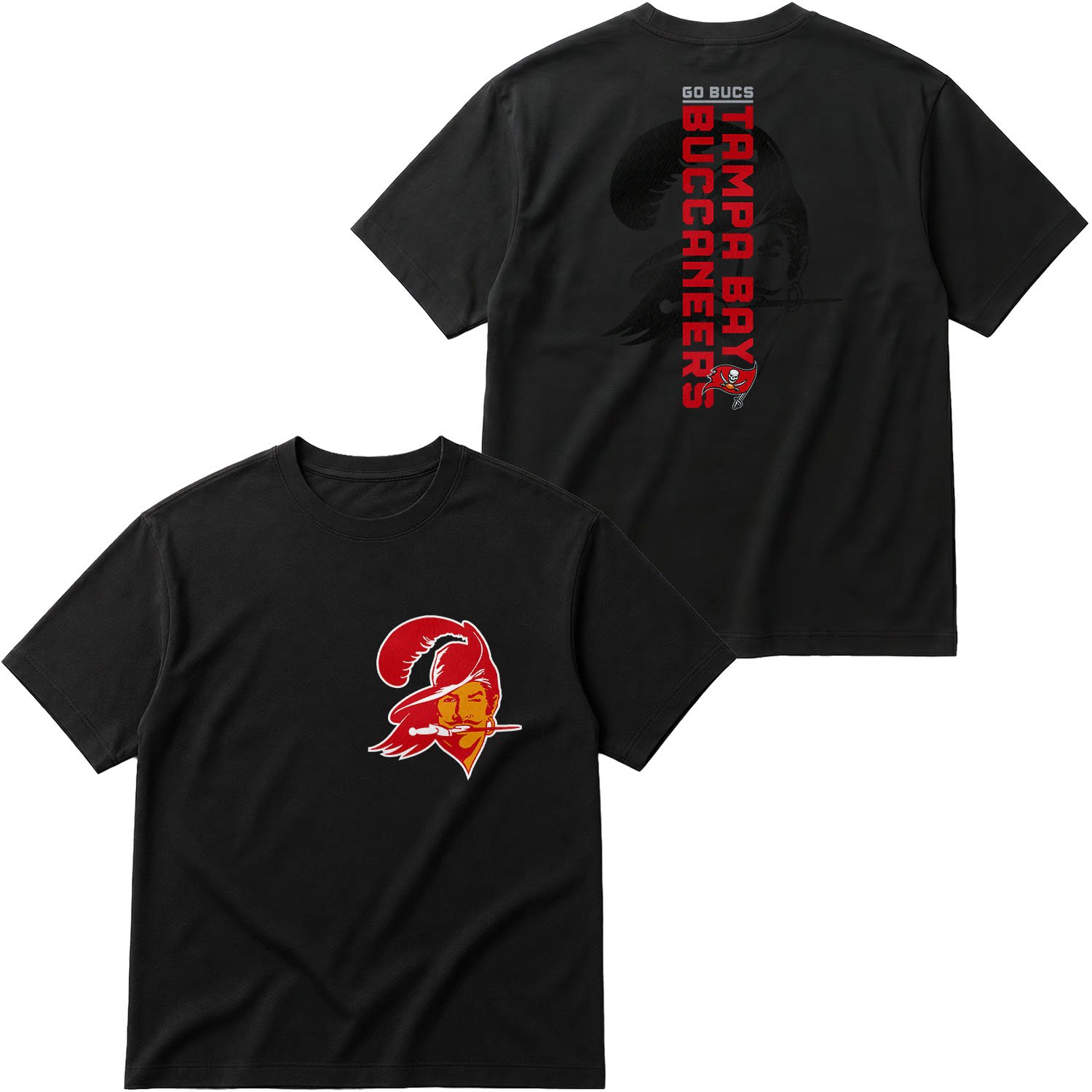 Tampa Bay Buccaneers GO BUCS SE Edition Oversize Tişört L - Siyah