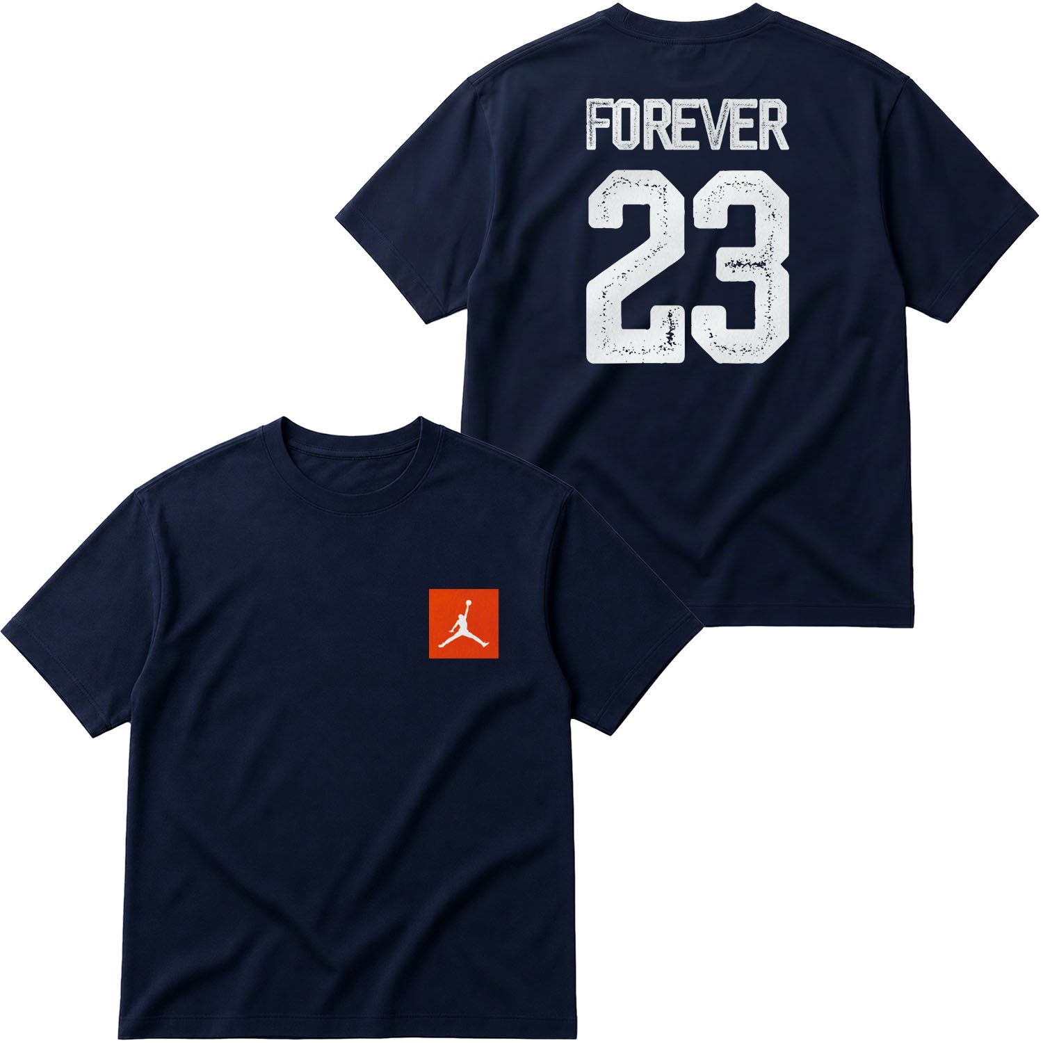 Air Jordan Forever 23 Oversize Tişört L - İndigo Mavisi
