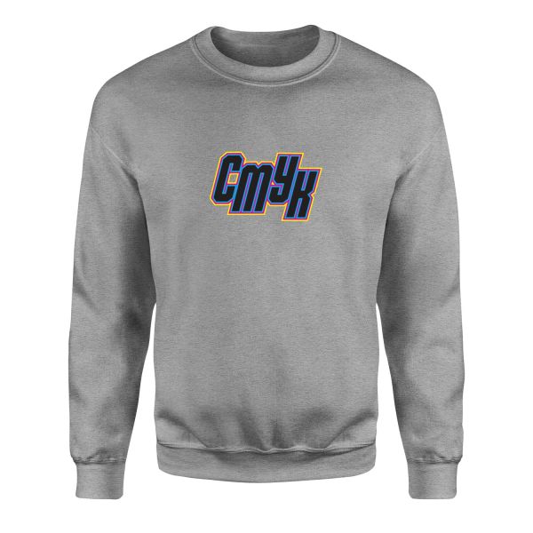 CMYK Sweatshirt L - Gri