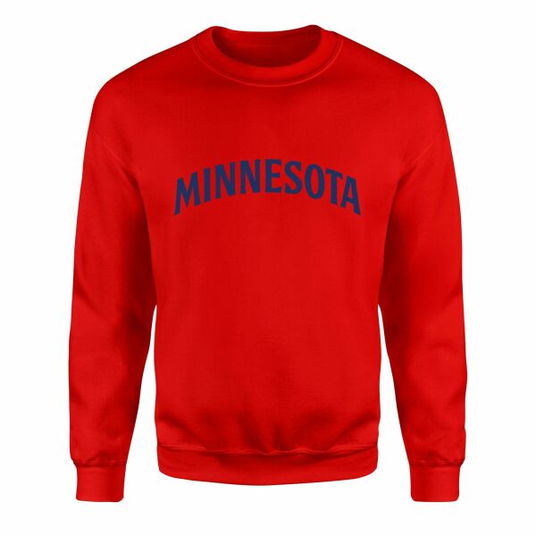 Minnesota Sweatshirt S - Kırmızı
