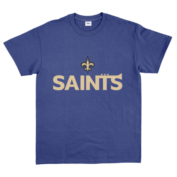 New Orleans Saints Trumpets Tişört L - İndigo Mavisi