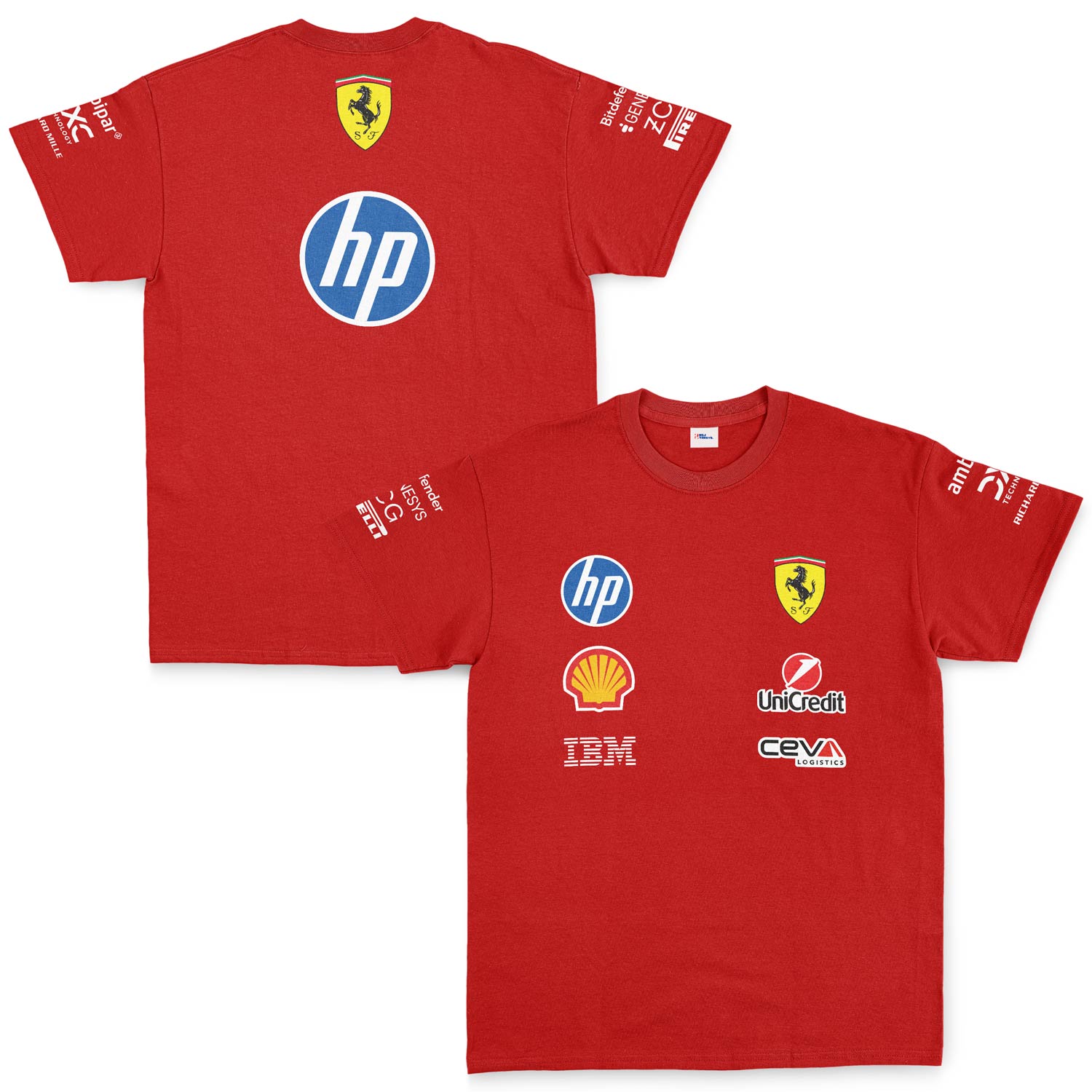 Scuderia Ferrari 2026 Teamline Tişört M - Kırmızı | OUTLET