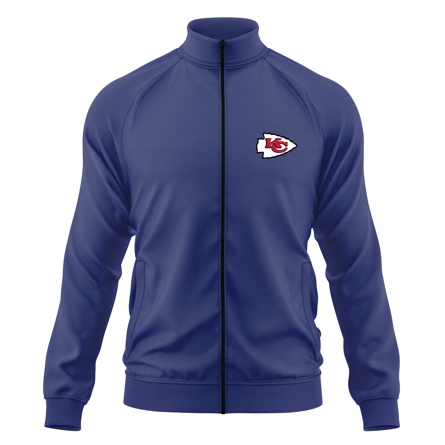 Kansas City Chiefs Fermuarlı Sweatshirt XXL - İndigo Mavisi