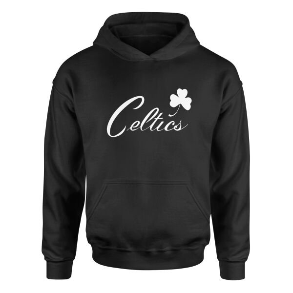 Celtics Cursive W Hoodie XL - Siyah
