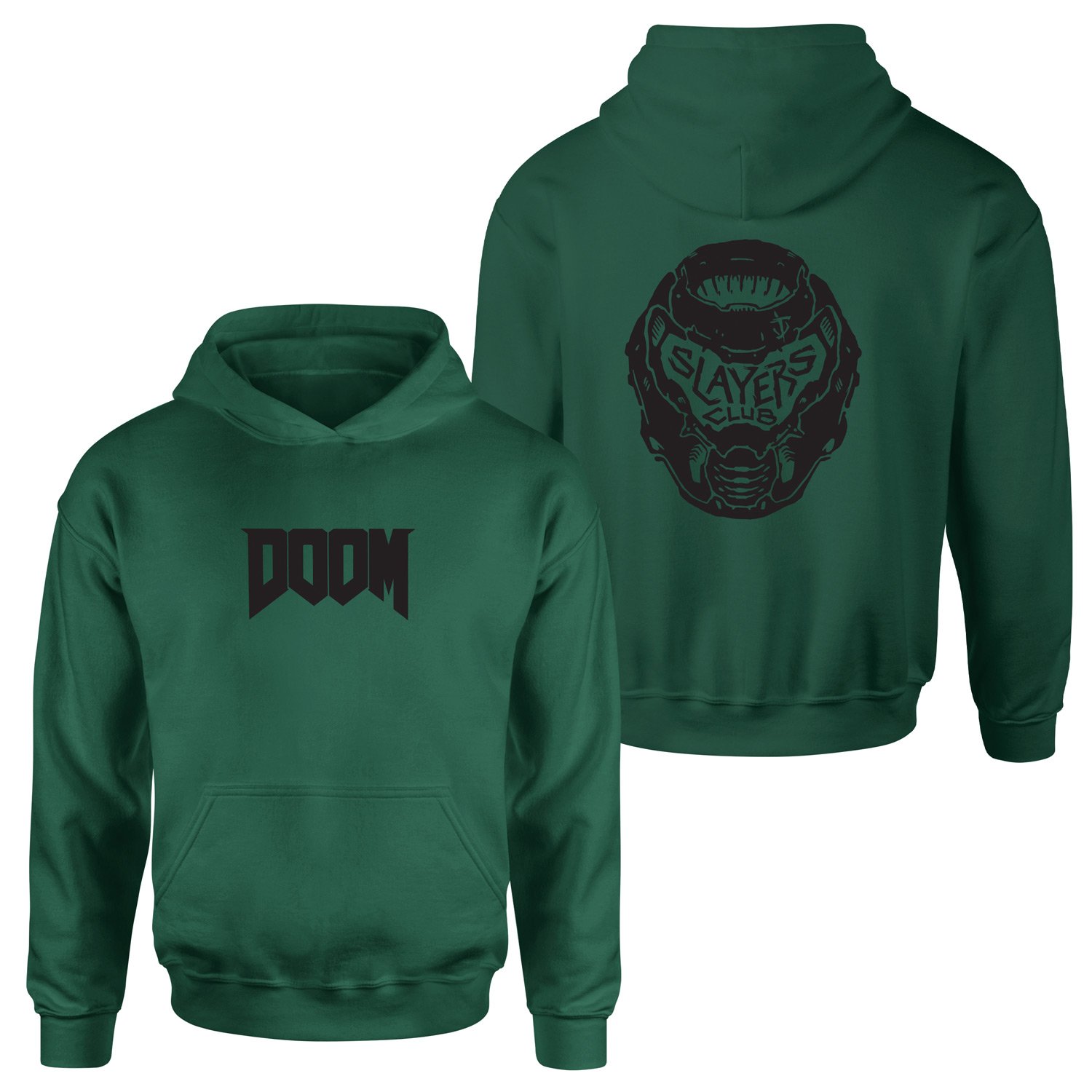 DOOM SLAYER Hoodie XXL - Nefti Yeşili