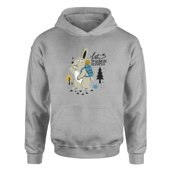 Let’s Camp Hoodie M - Gri