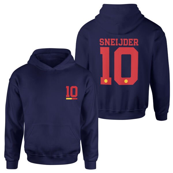 Wesley Sneijder Forma Hoodie S - İndigo Mavisi