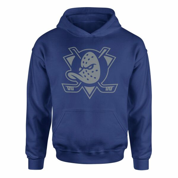 Anaheim Ducks Muted Shield Hoodie L - İndigo Mavisi