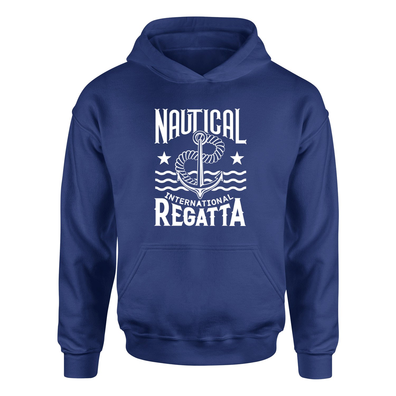 Nautical Regatta Hoodie M - İndigo Mavisi