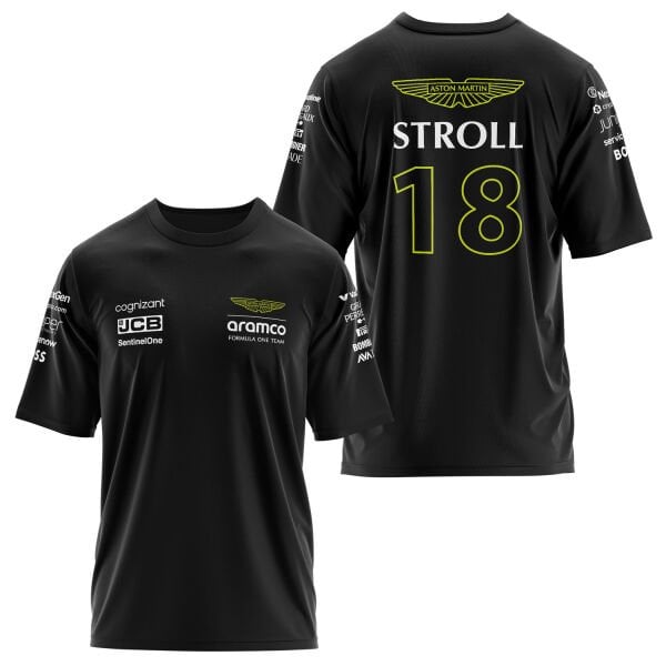 Lance Stroll 18 | Aston Martin Oversize Tişört