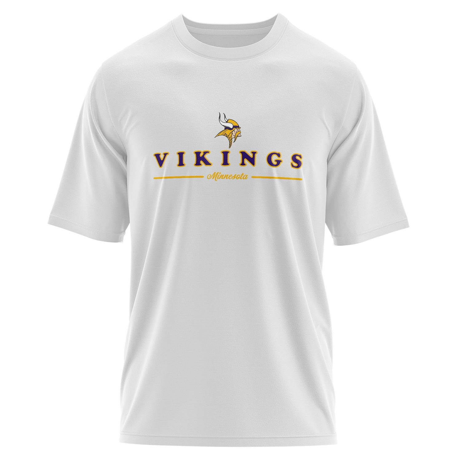 Minnesota Vikings L Oversize Tişört M - Beyaz