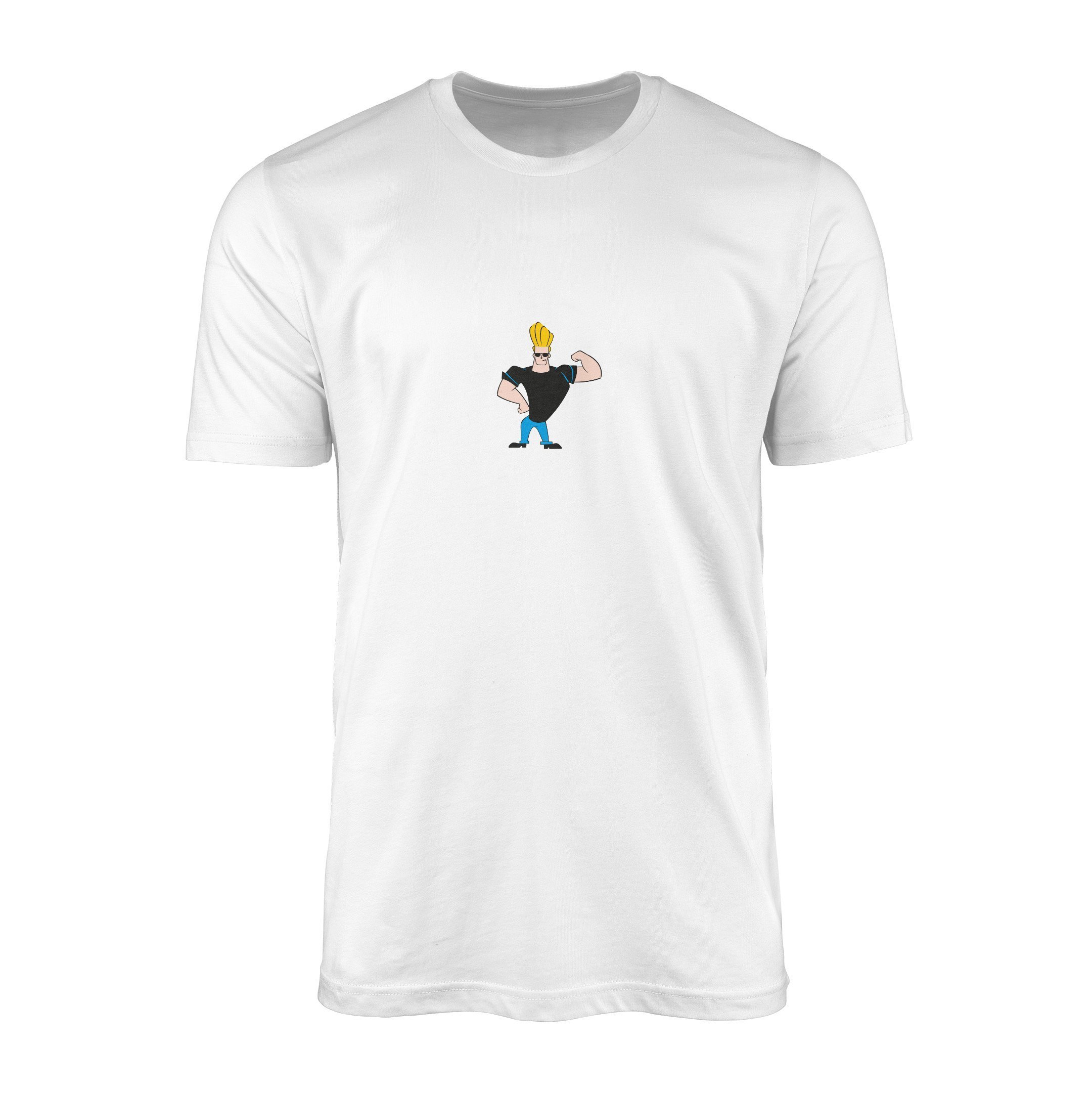 Johnny Bravo Icon Tişört S - Beyaz | OUTLET