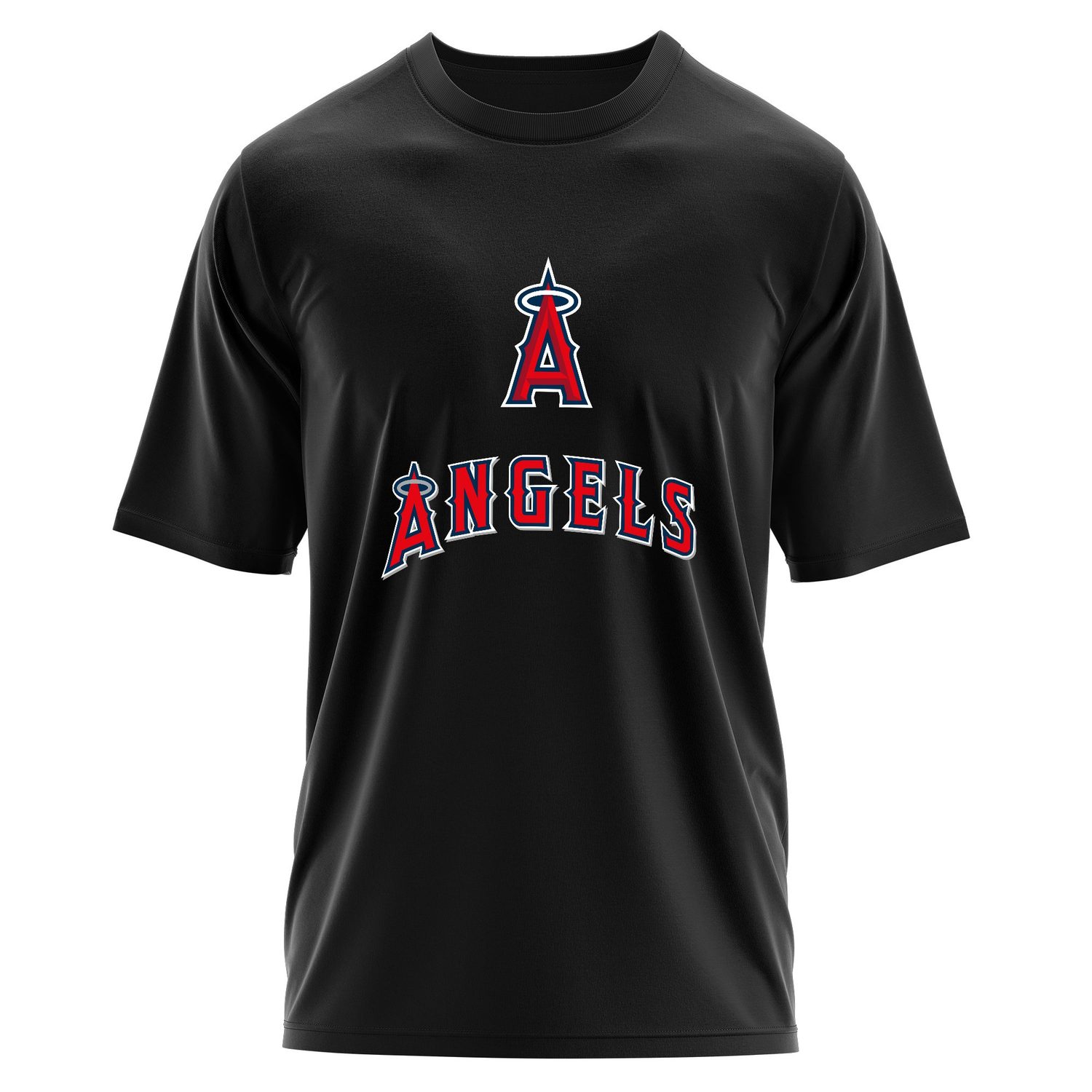 LA Angels Oversize Tişört L - Siyah