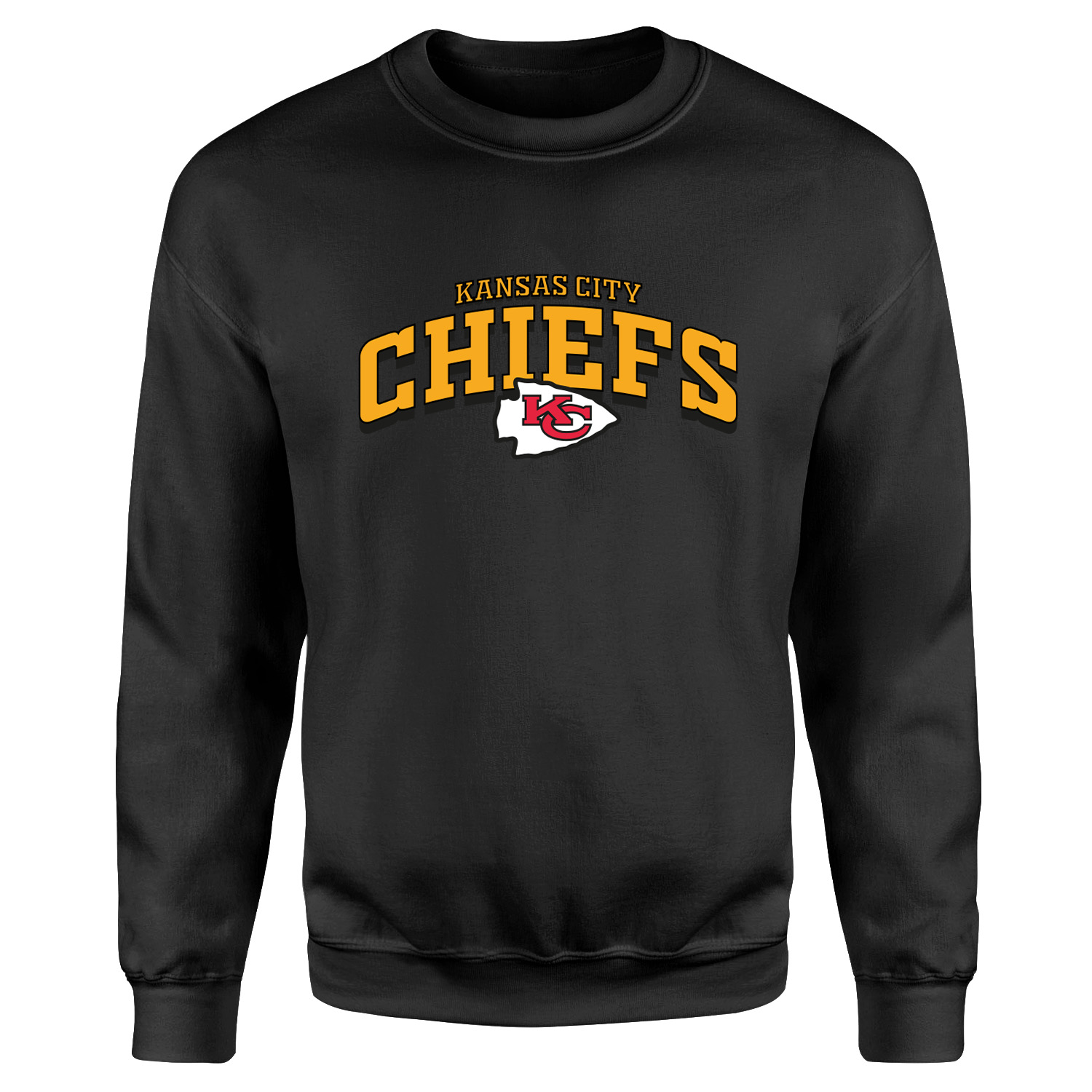 Kansas City Chiefs Arch Sweatshirt L - Siyah