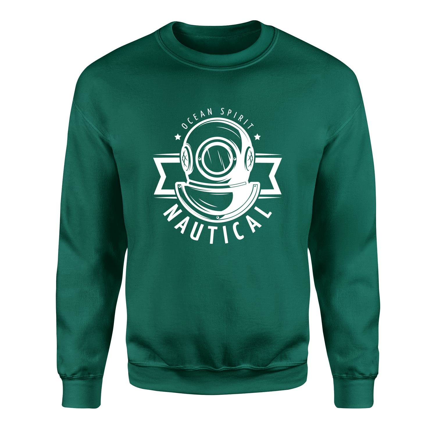 Ocean Spirit Denizci Sweatshirt XL - Nefti Yeşili
